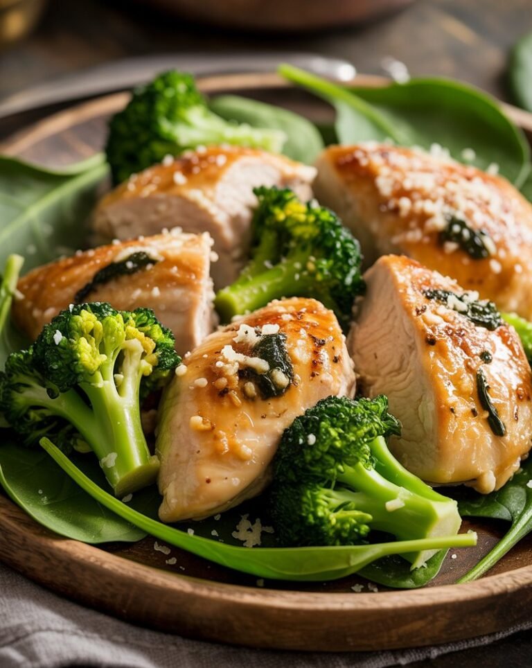 Healthy Garlic Chicken & Broccoli With Spinach – Better Than Takeout!