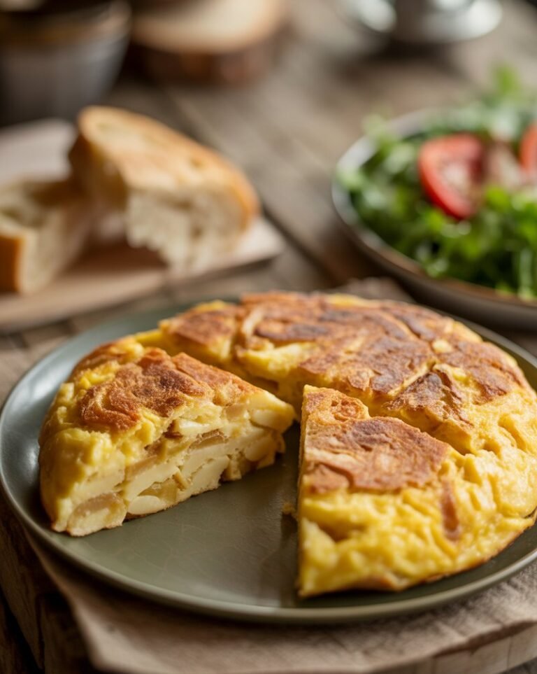 Spanish Omelette Recipe (Tortilla Española)