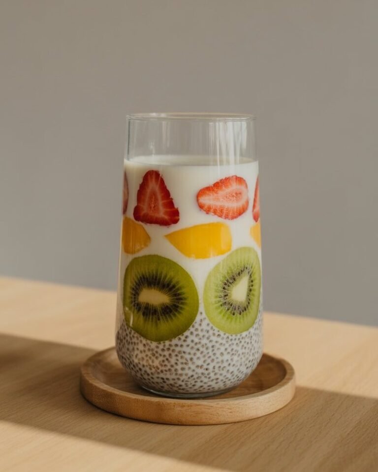 Refreshing Chia Seed Milk Drink Recipe